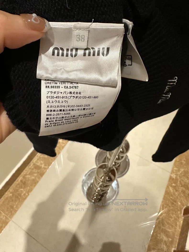 Miu Miu Miu Miu 38 Knitted coat Size S / US 4 / IT 40 - 6 Thumbnail