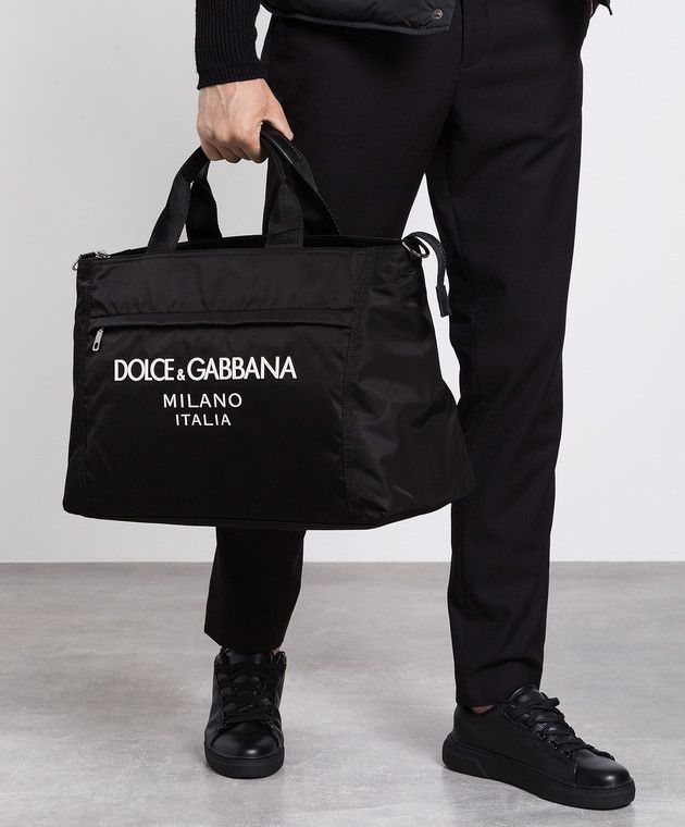 Dolce & Gabbana o1y0125 Size : OS / Logo Shell Handbag in Black Size ONE SIZE - 5 Thumbnail