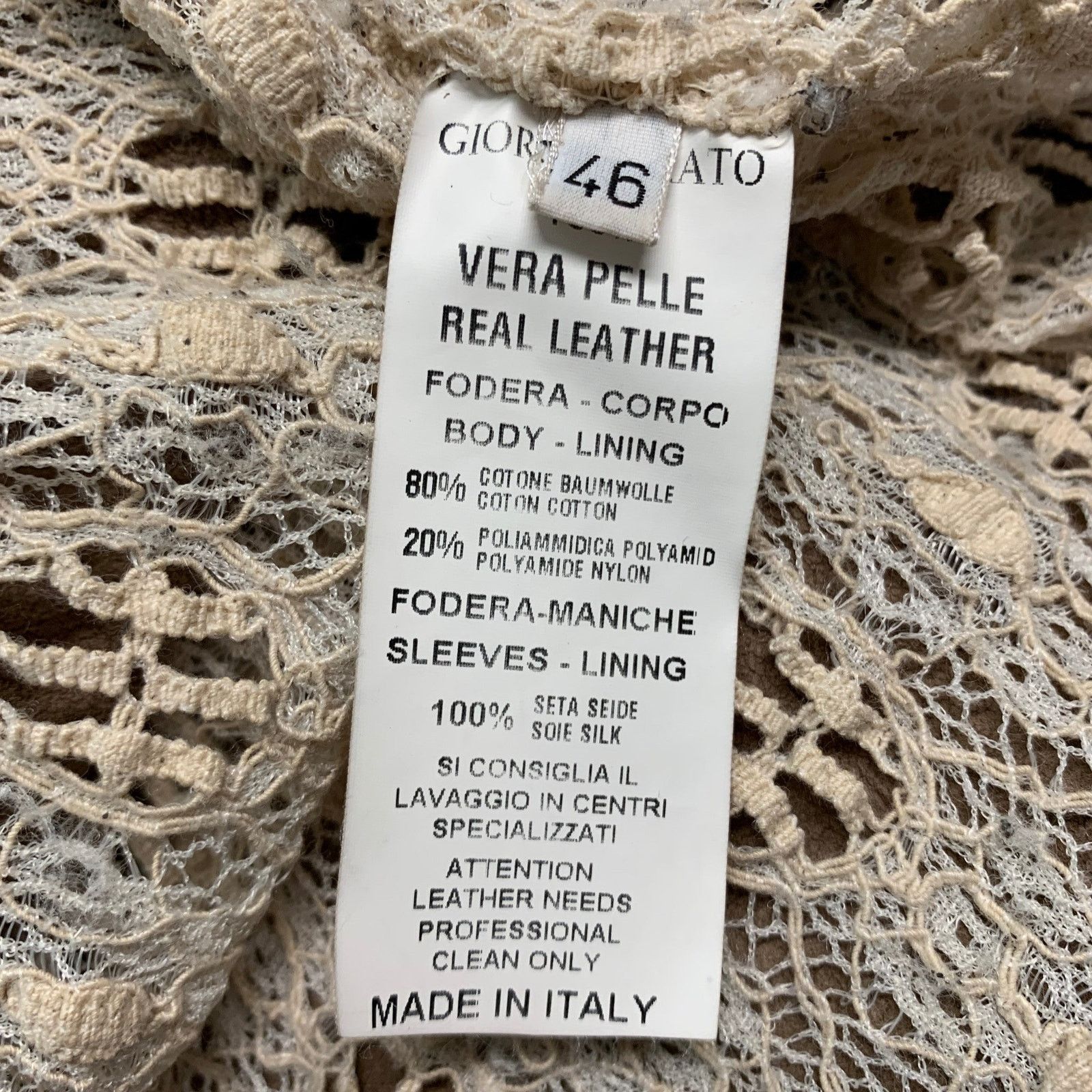 Giorgio Brato GIORGIO BRATO 10 Brown Taupe Leather Distressed Belted Vest Size L / US 10 / IT 46 - 7 Thumbnail