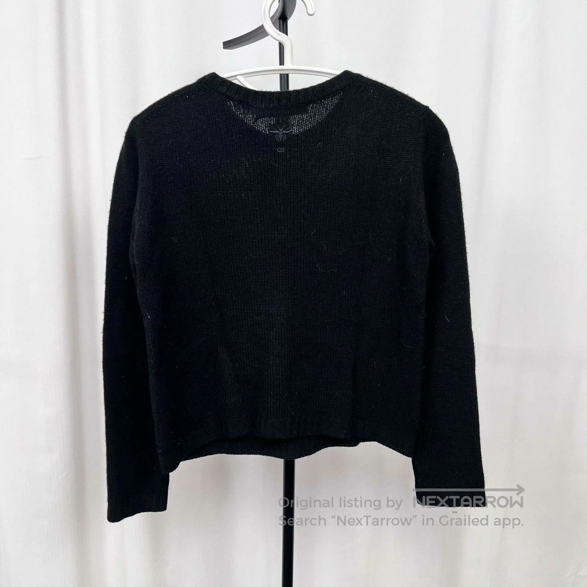 Dior black dior cashmere butterfly sweatshirt size 2. Size US M / EU 48-50 / 2 - 2 Thumbnail