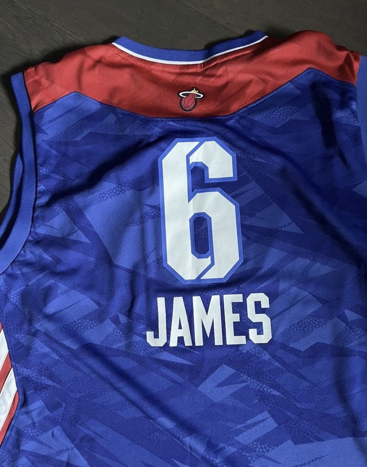 Adidas Miami Heat #6 Lebron James 2013 NBA “East” All-star Jersey Size US XXL / EU 58 / 5 - 5 Thumbnail