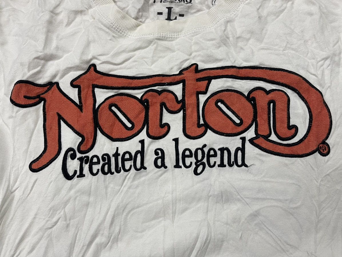 Norton Norton Motorcycles Long Sleeve Tshirt Size US L / EU 52-54 / 3 - 8 Thumbnail