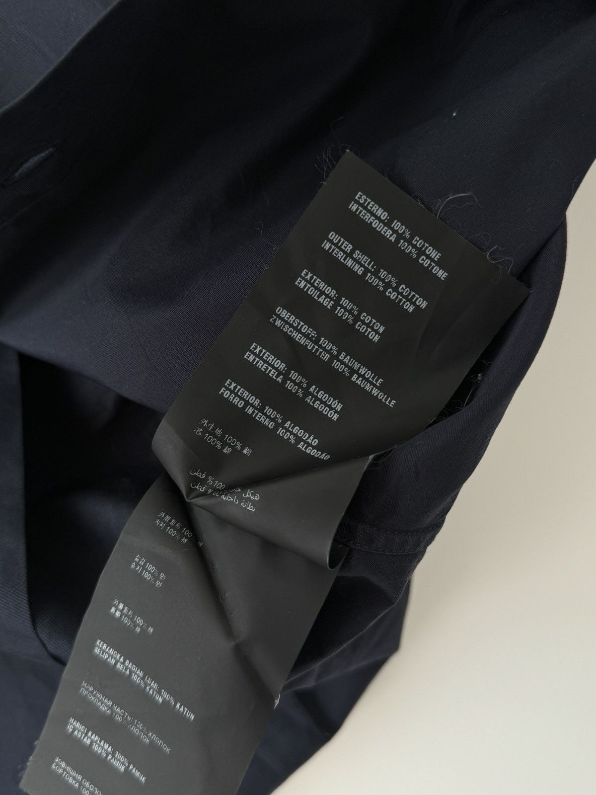 Prada Prada 2011 Pocket Short Sleeve Button Cotton Navy Shirt Size US S / EU 44-46 / 1 - 8 Thumbnail