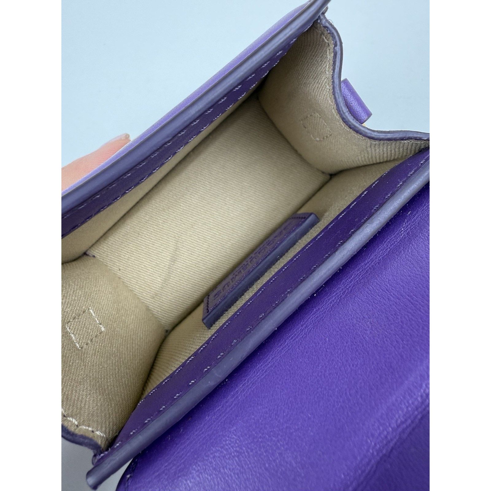 Jacquemus Jacquemus Le Chiquito Top-handle Mini Bag in Purple Size ONE SIZE - 9 Thumbnail