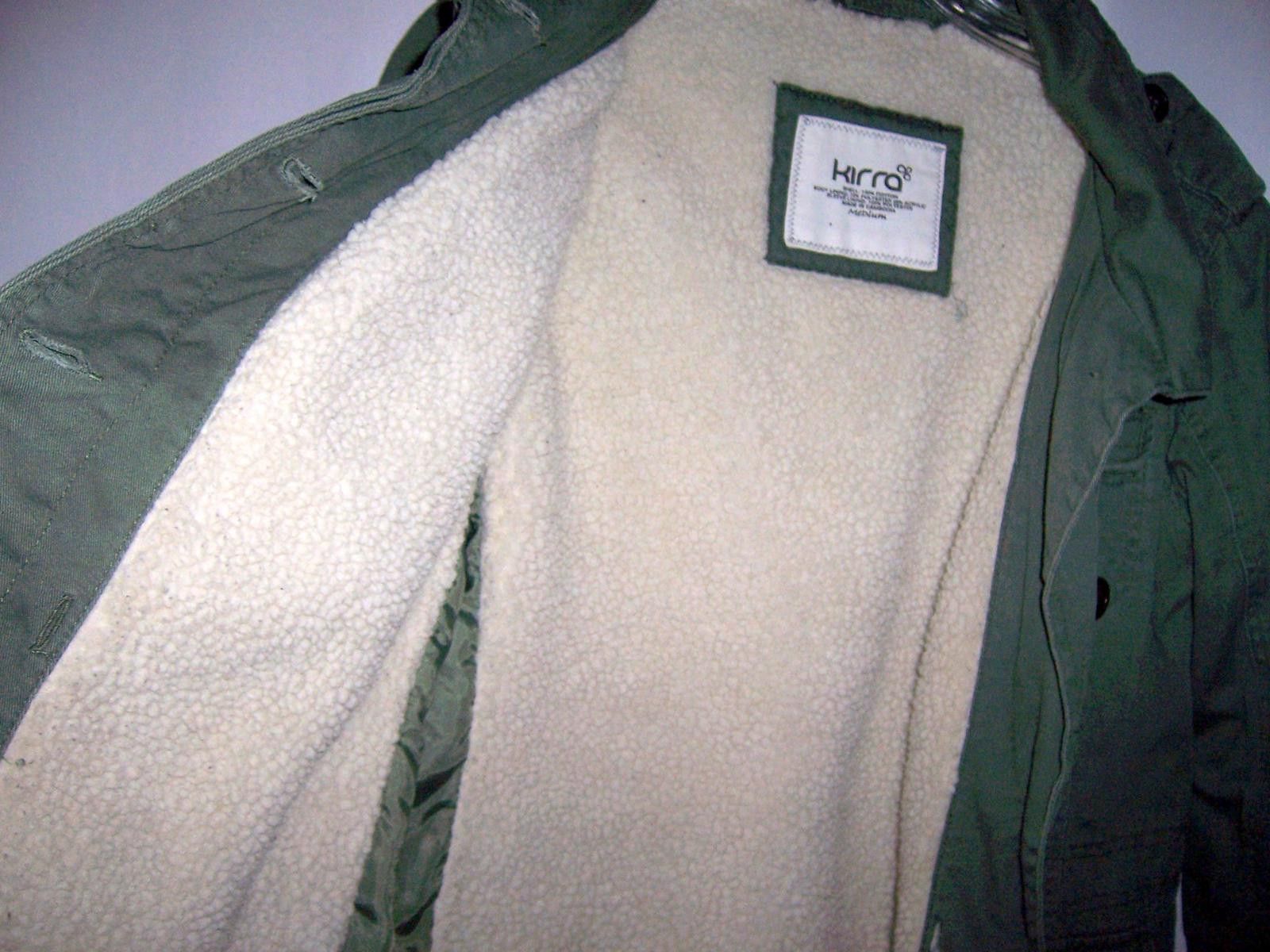 Kirra Kirra Field Utility Jacket Women's M Fleece Lined Canvas Size M / US 6-8 / IT 42-44 - 4 Thumbnail