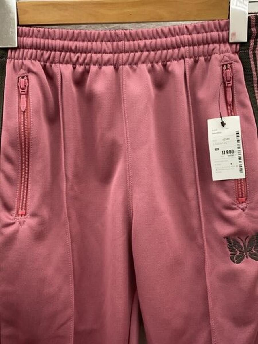 Needles Boots-Cut Track Pants Jersey Polyester Pink