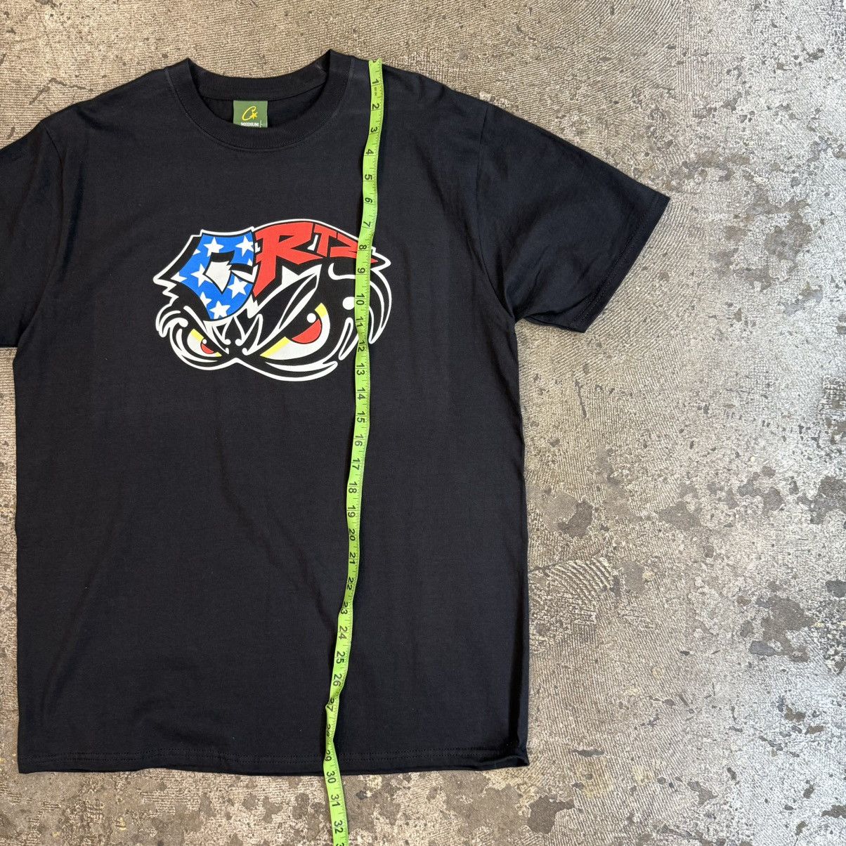 Corteiz Corteiz black graphic tee Size US M / EU 48-50 / 2 - 2 Thumbnail