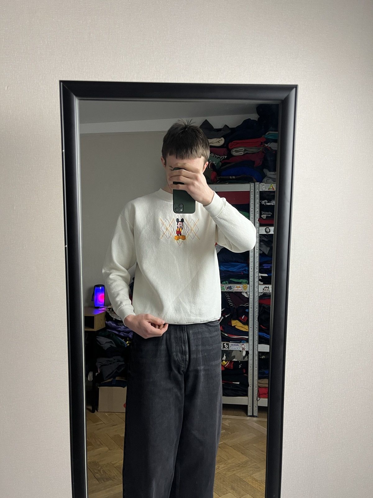 Disney × Mickey Unlimited × Vintage Vintage 90’s Mickey Unlimited Mickey Mouse Sweatshirt Rare Size US S / EU 44-46 / 1 - 2 Thumbnail