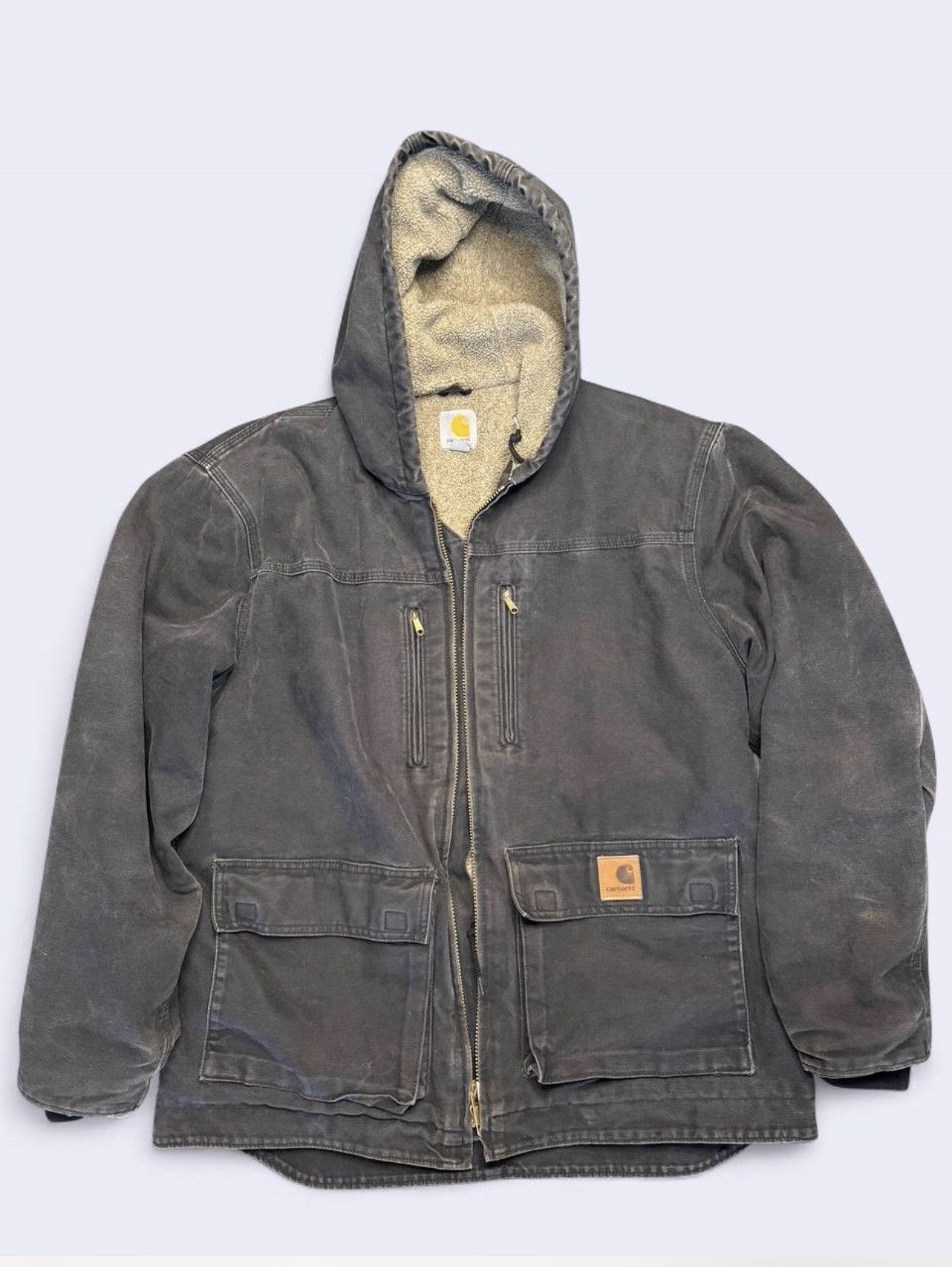 Carhartt Grey Carhartt Sherpa lined jacket Size US M / EU 48-50 / 2 - 1 Thumbnail