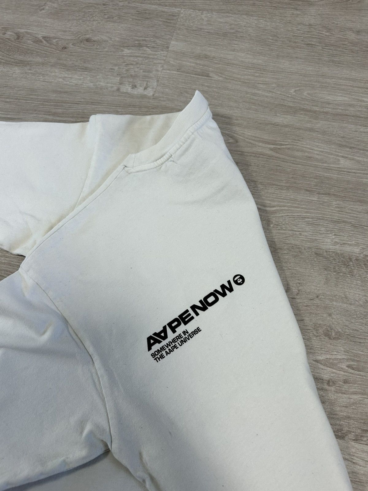 Aape AAPE NOW T-shirt by BAPE Size M Size US M / EU 48-50 / 2 - 6 Thumbnail