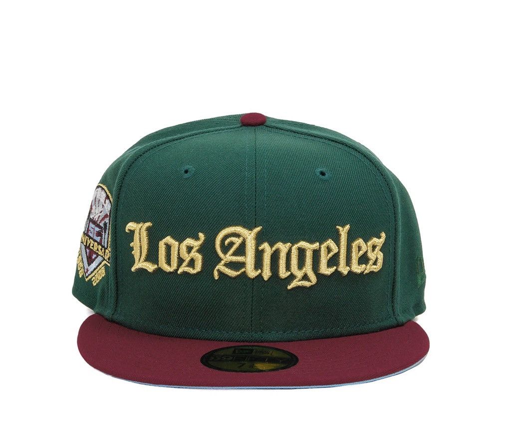 New Era LOS ANGELES DODGERS 59FIFTY FITTED 50TH ANNY SIDE PATCH SZ 7 Size ONE SIZE - 2 Thumbnail