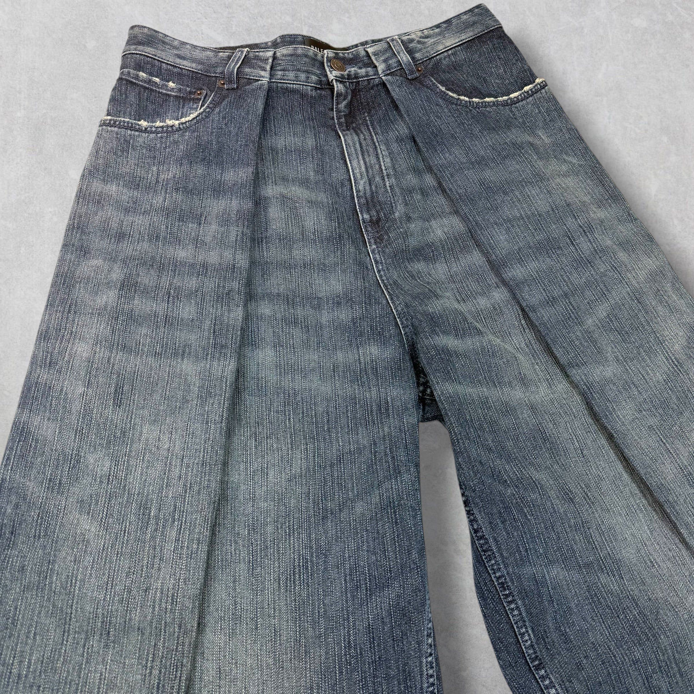 Balenciaga Balenciaga Double Side Indigo Jeans S (32) Size US 32 / EU 48 - 3 Thumbnail