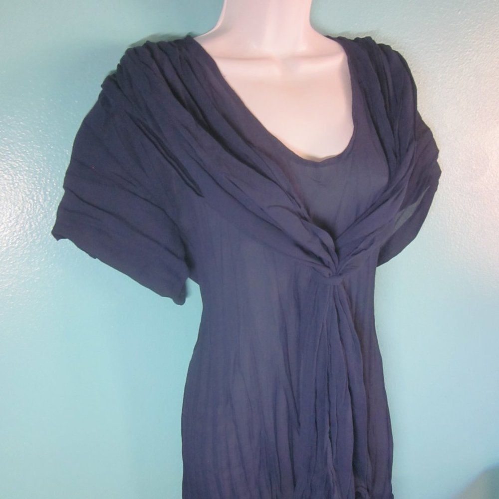 Vintage Young Edwardian Blue Vintage Dress Size L Size L / US 10 / IT 46 - 4 Thumbnail