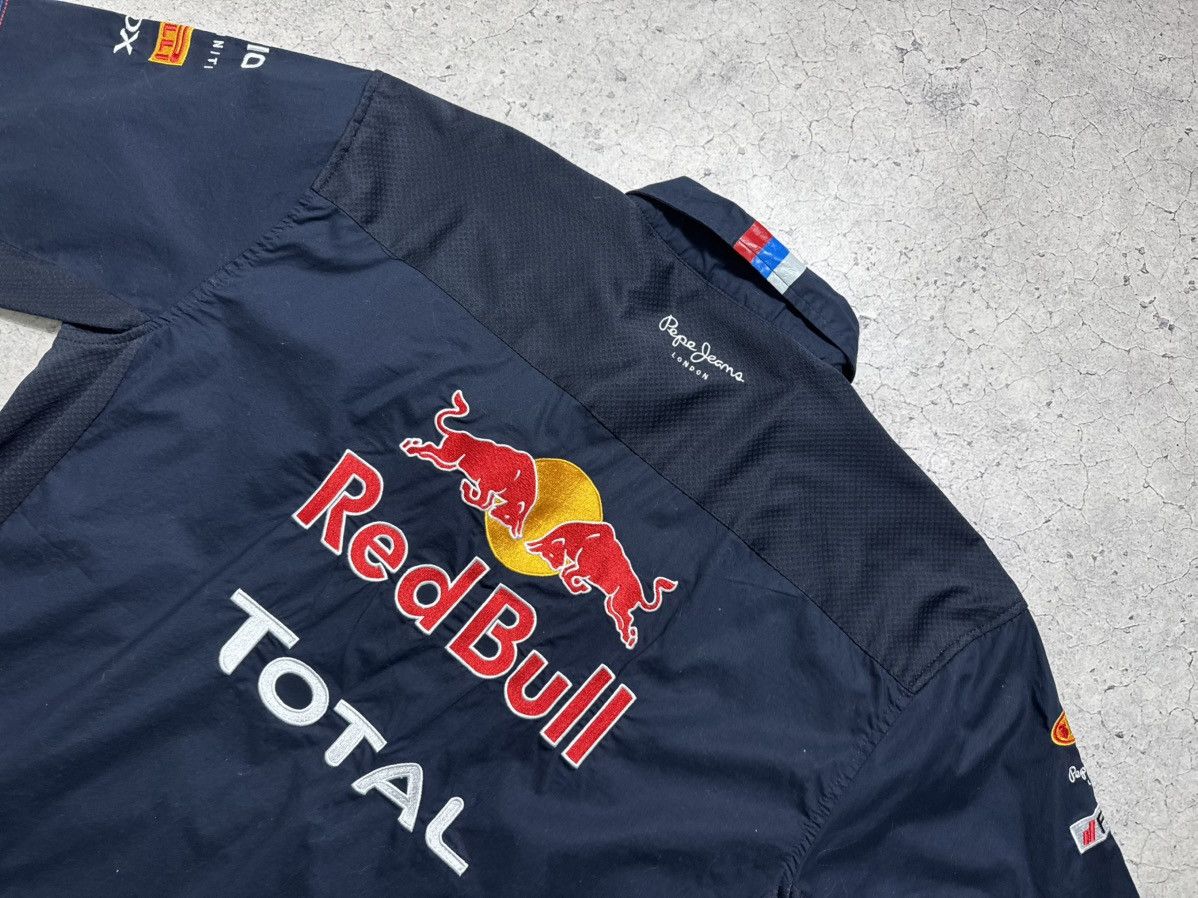 Red Bull Red Bull Pepe Jeans Racing Short Sleeve Button Shirt Size US XXL / EU 58 / 5 - 9 Thumbnail
