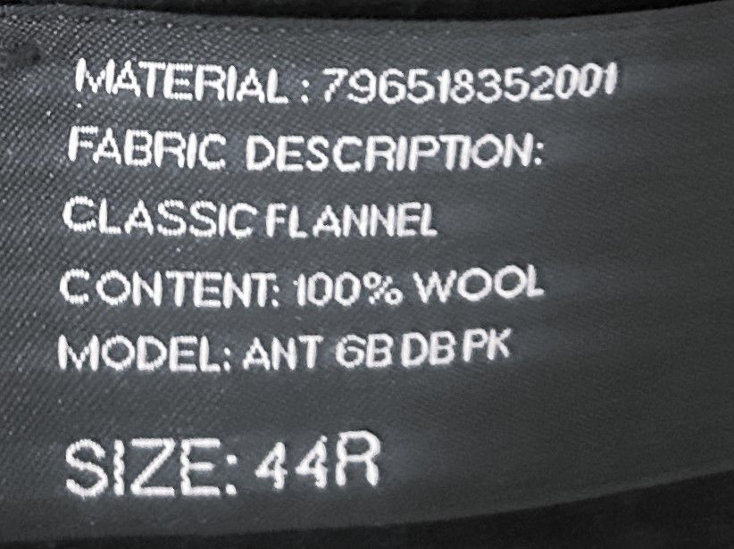 Ralph Lauren Black Label Ralph Lauren Black Label DB Blazer Black 44R Italy Wool Size 42R - 8 Thumbnail
