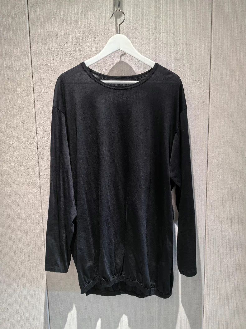 Yohji Yamamoto Yohji Yamamoto Long Sleeve Tee - dmc Size US S / EU 44-46 / 1 - 1 Thumbnail