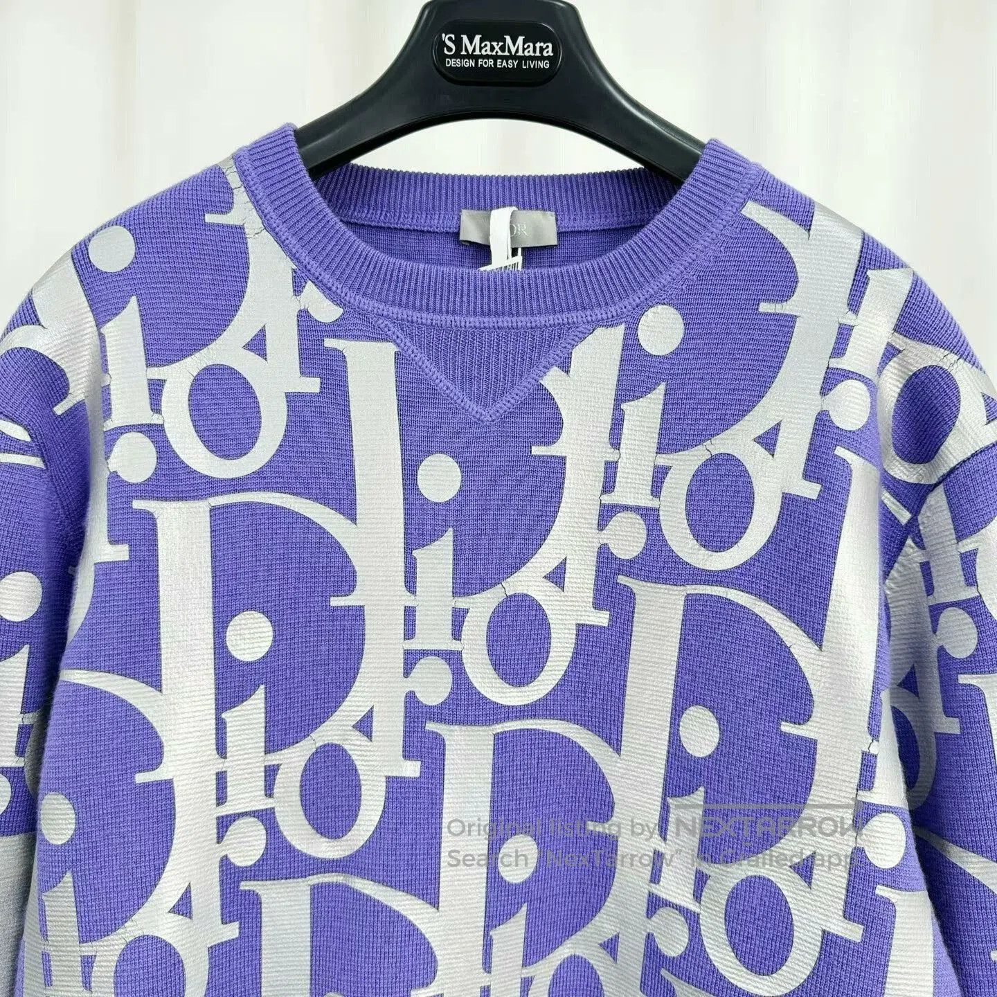 Dior dior reflective logo knit sweatshirt size m. Size M / US 6-8 / IT 42-44 - 3 Thumbnail