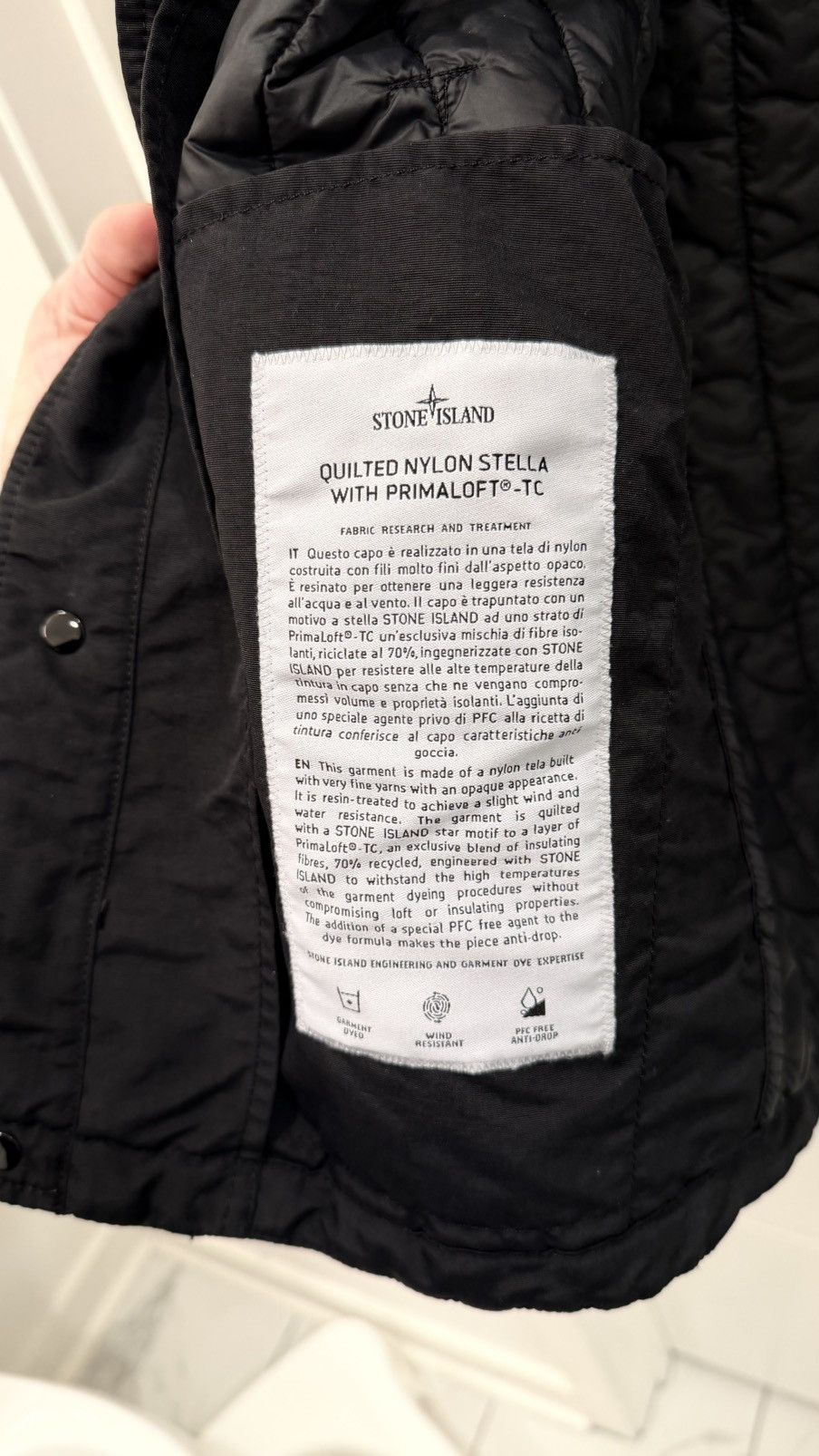 Stone Island Stone island quilted jacket Size US S / EU 44-46 / 1 - 8 Thumbnail