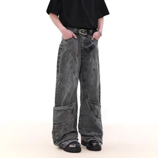 Japanese Brand VIBE High Street Deconstructed Design Jeans Size US 32 / EU 48 - 4 Thumbnail