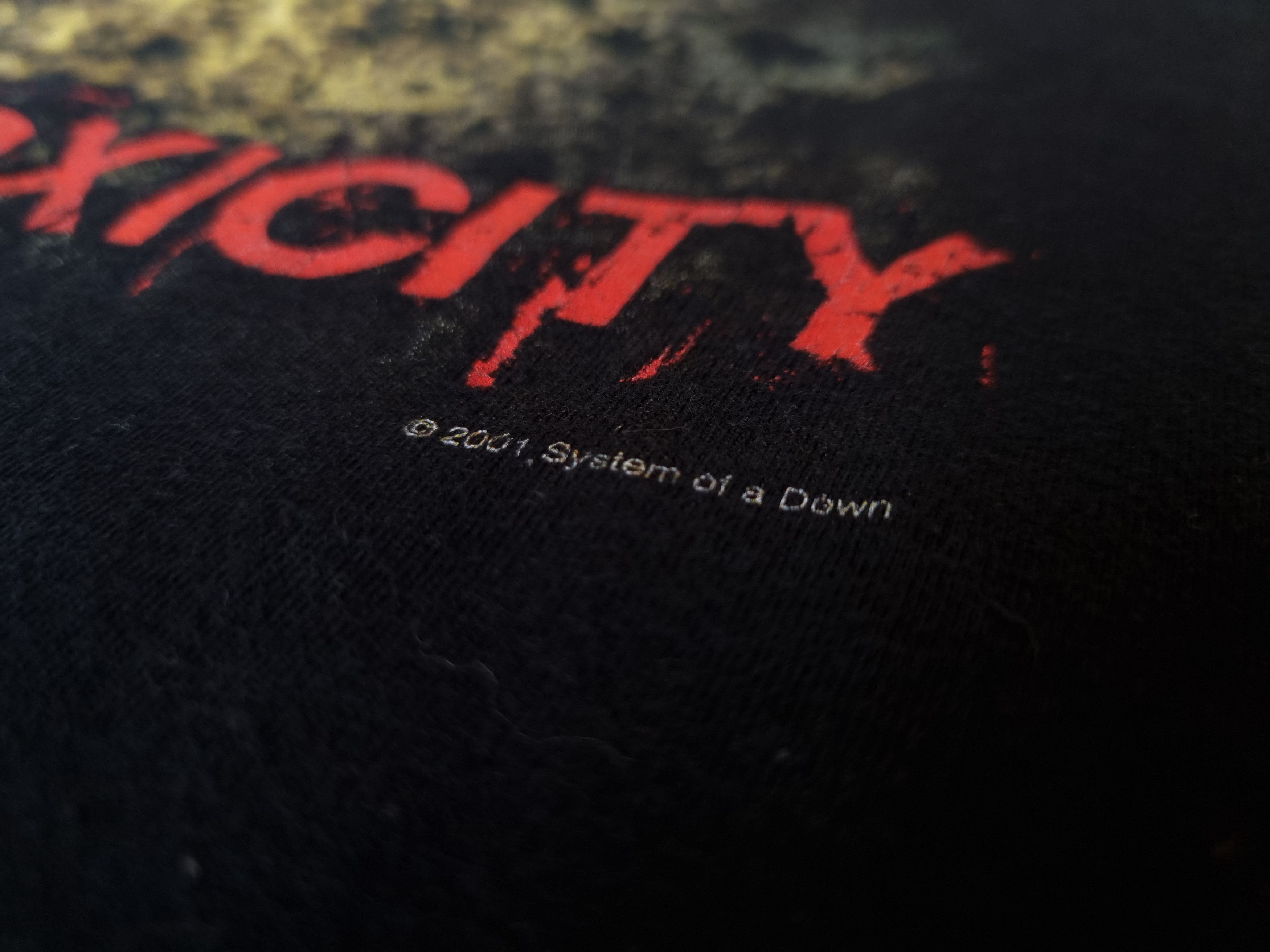 Band Tees Super Rare Vintage 2001 Rock Band "Toxicity" Merch Tee Size US M / EU 48-50 / 2 - 7 Thumbnail