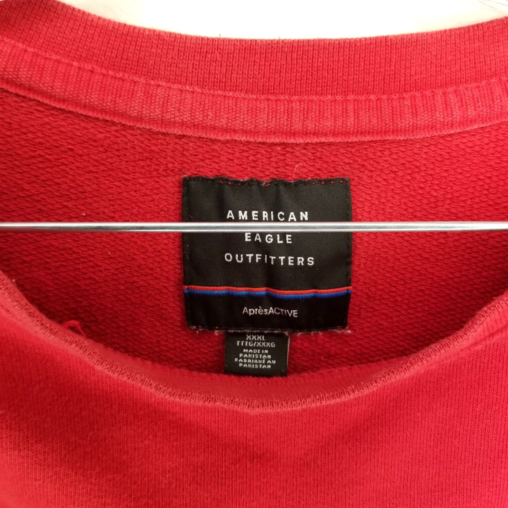 American Eagle Outfitters American Eagle Women's Red Long Sleeve Pullover Sweater 3XL Size XXL / US 16-18 / IT 52-54 - 3 Thumbnail