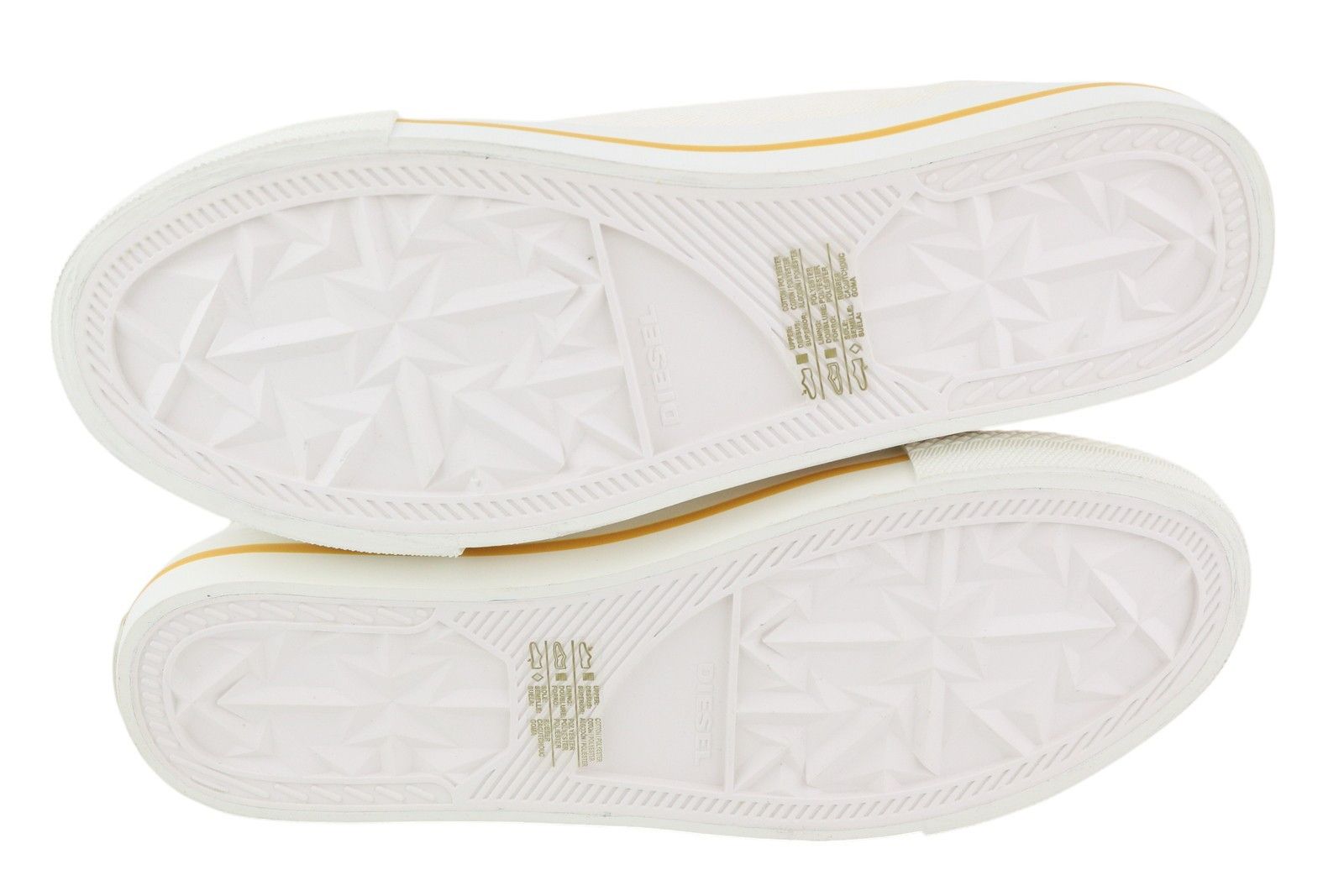 Diesel S-ASTICO L ZIP EU44.5 White Almond Toe Low Top 41109 Size US 11.5 / EU 44-45 - 9 Thumbnail