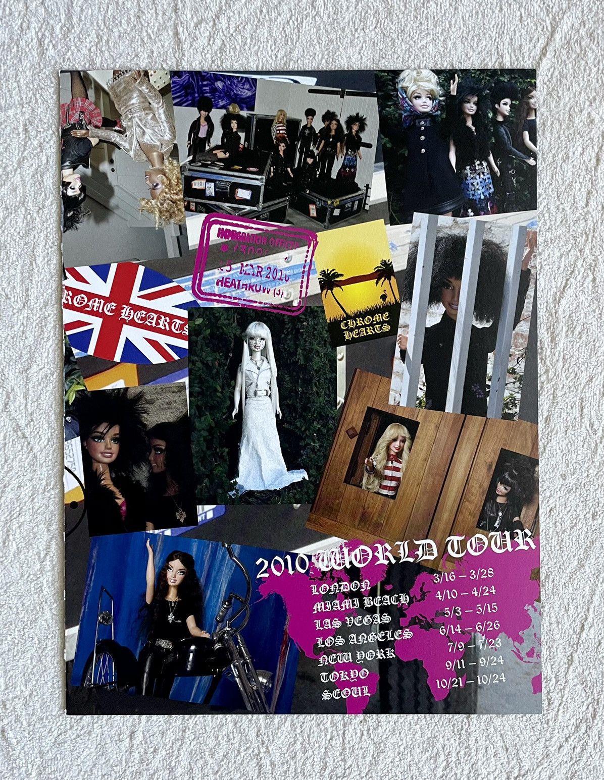 Chrome Hearts Chrome hearts Barbie world tour 8x11 cutout poster Size ONE SIZE - 1 Thumbnail