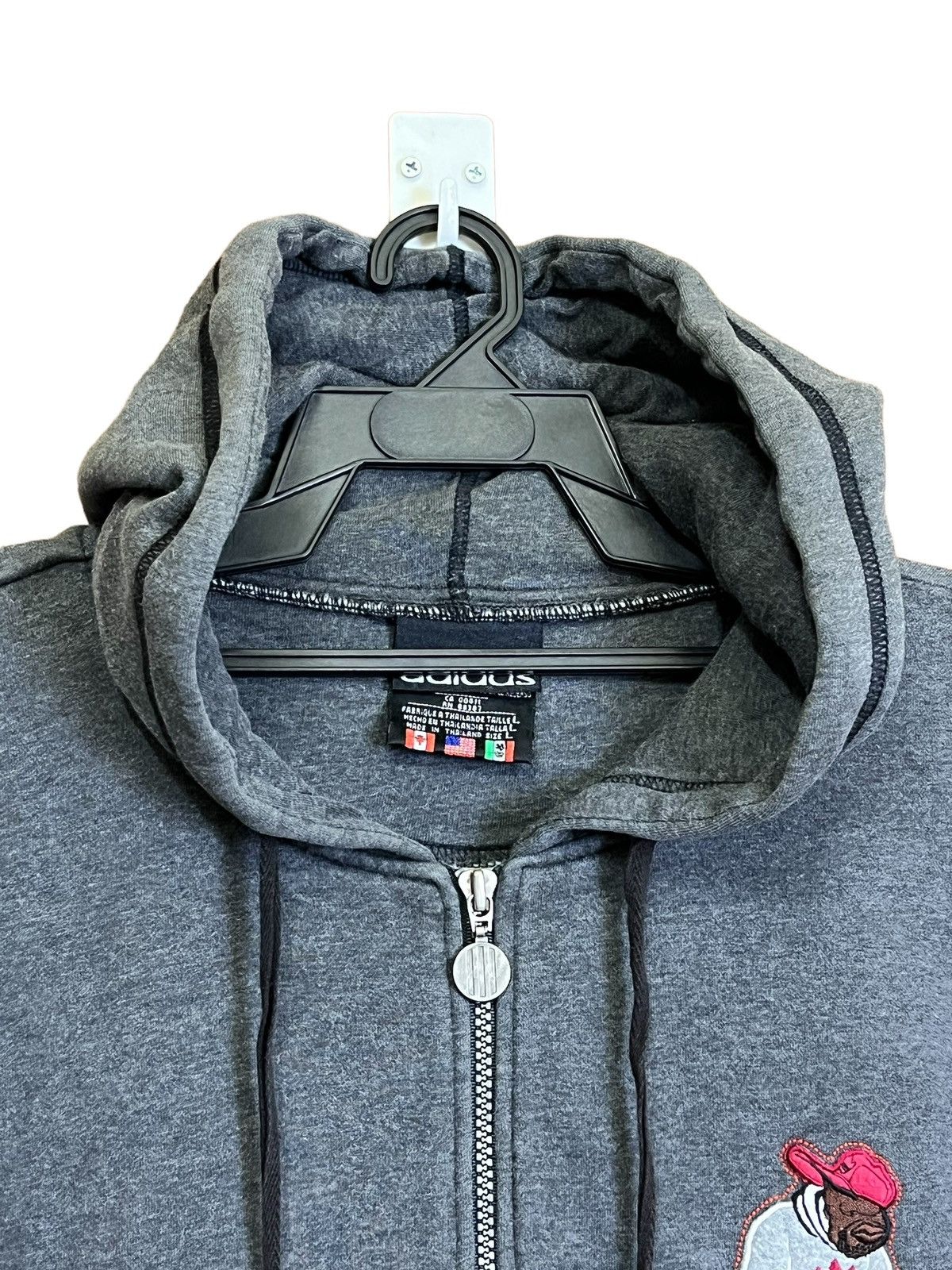 Adidas × RUN DMC VINTAGE 90s ADIDAS SHELL TOE RUN DMC DISTRESSED HOODIES Size US L / EU 52-54 / 3 - 4 Thumbnail