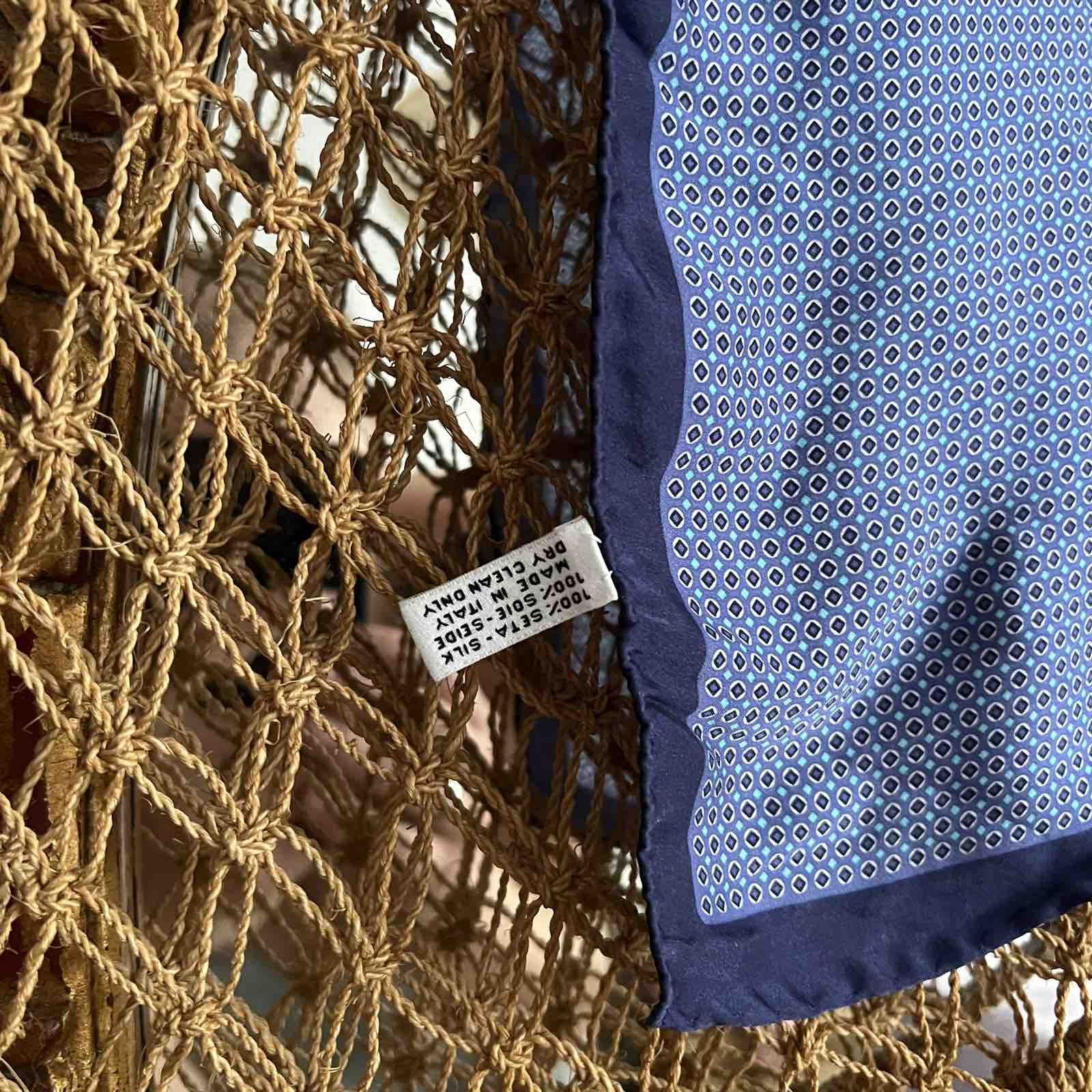 Vintage Handkerchief Scarf Silk Neckerchief