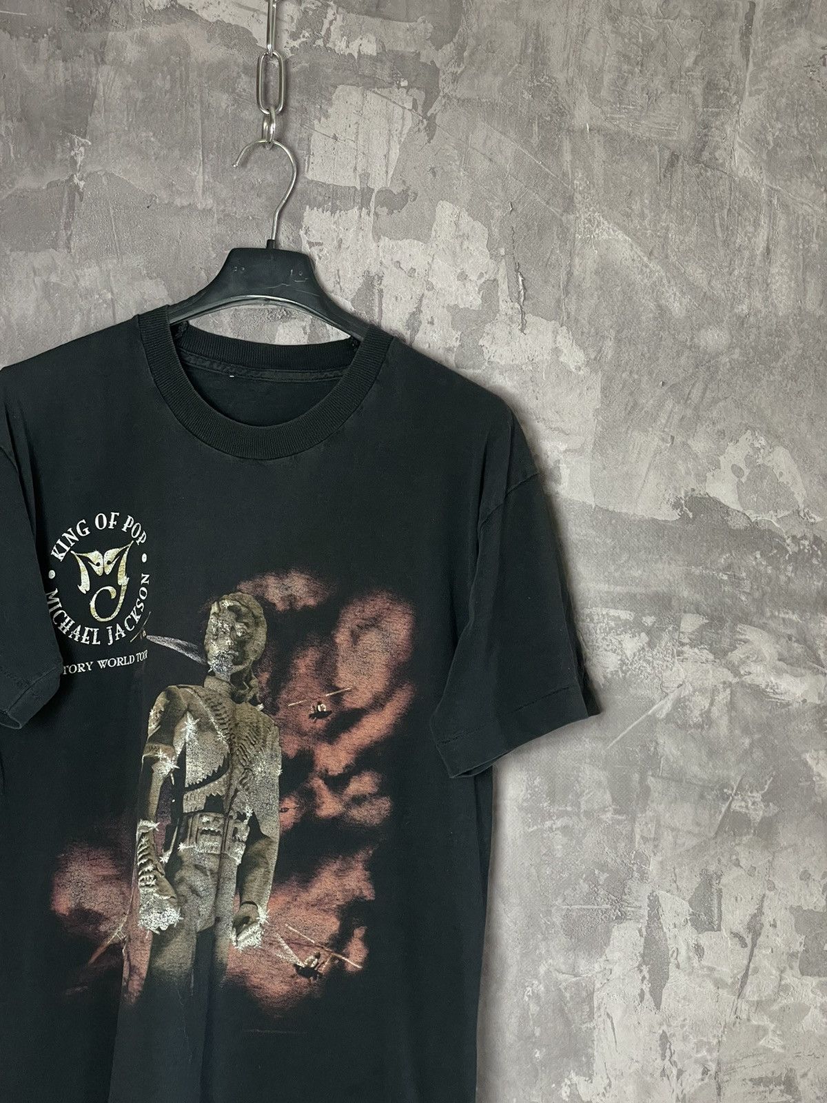 Band Tees × Michael Jackson × Vintage Michael Jackson 1996 vintage history world tour tee Size US M / EU 48-50 / 2 - 3 Thumbnail