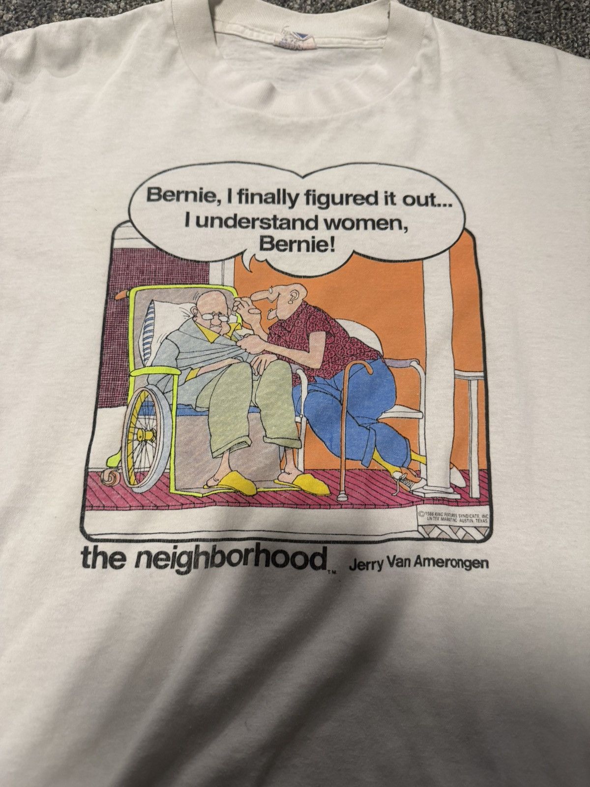 Other Vintage 1986 The Neighborhood Jerry Van Amerongen Comic Tee Size US M / EU 48-50 / 2 - 2 Thumbnail