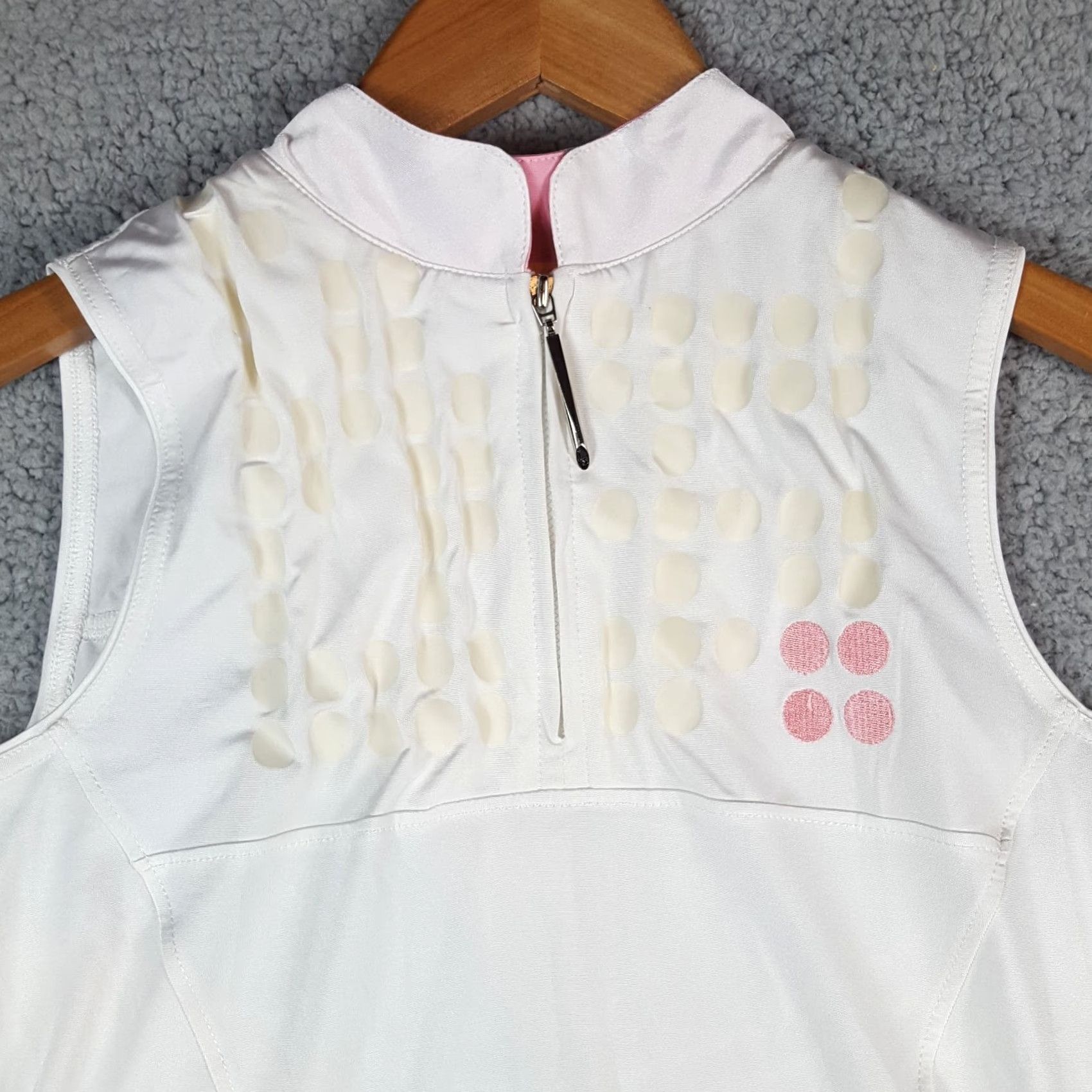 Vintage VINTAGE Jamie Sadock Tank Shirt XS White Sleeveless Zip Collared Polo 00s Y2K Preppy Golf Bodysuit Women Size XS / US 0-2 / IT 36-38 - 2 Thumbnail
