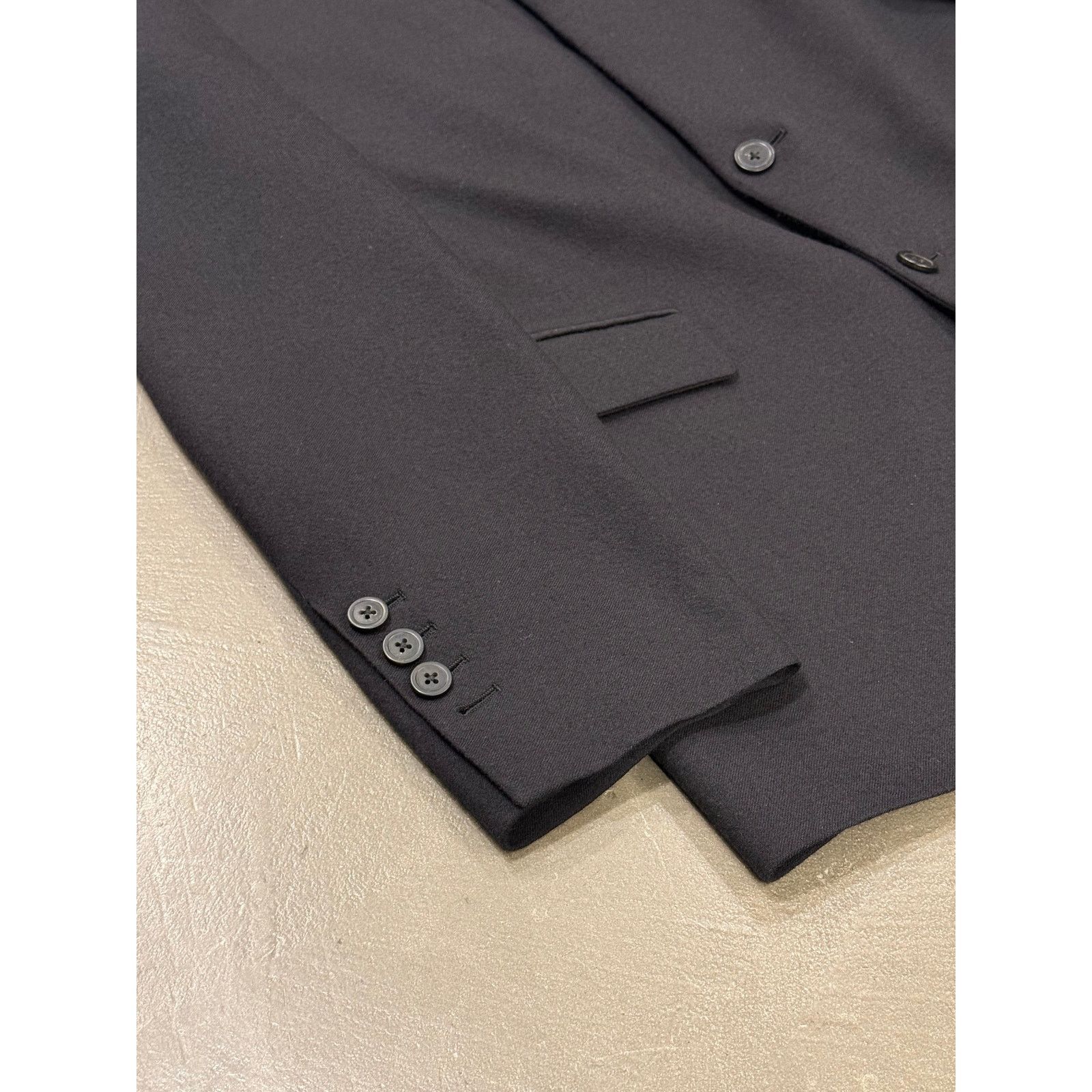 Ann Demeulemeester 2020s Ann Demeulemeester collarless blazer jacket Size XL / US 12-14 / IT 48-50 - 4 Thumbnail