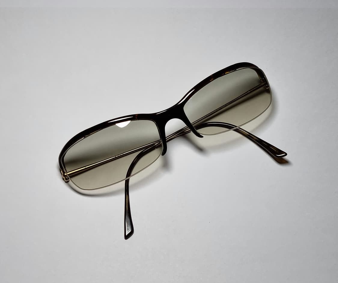 Pre-owned Miu Miu Sunglasses Spr 13c 2004 Star Mask Fire Chrome Silver