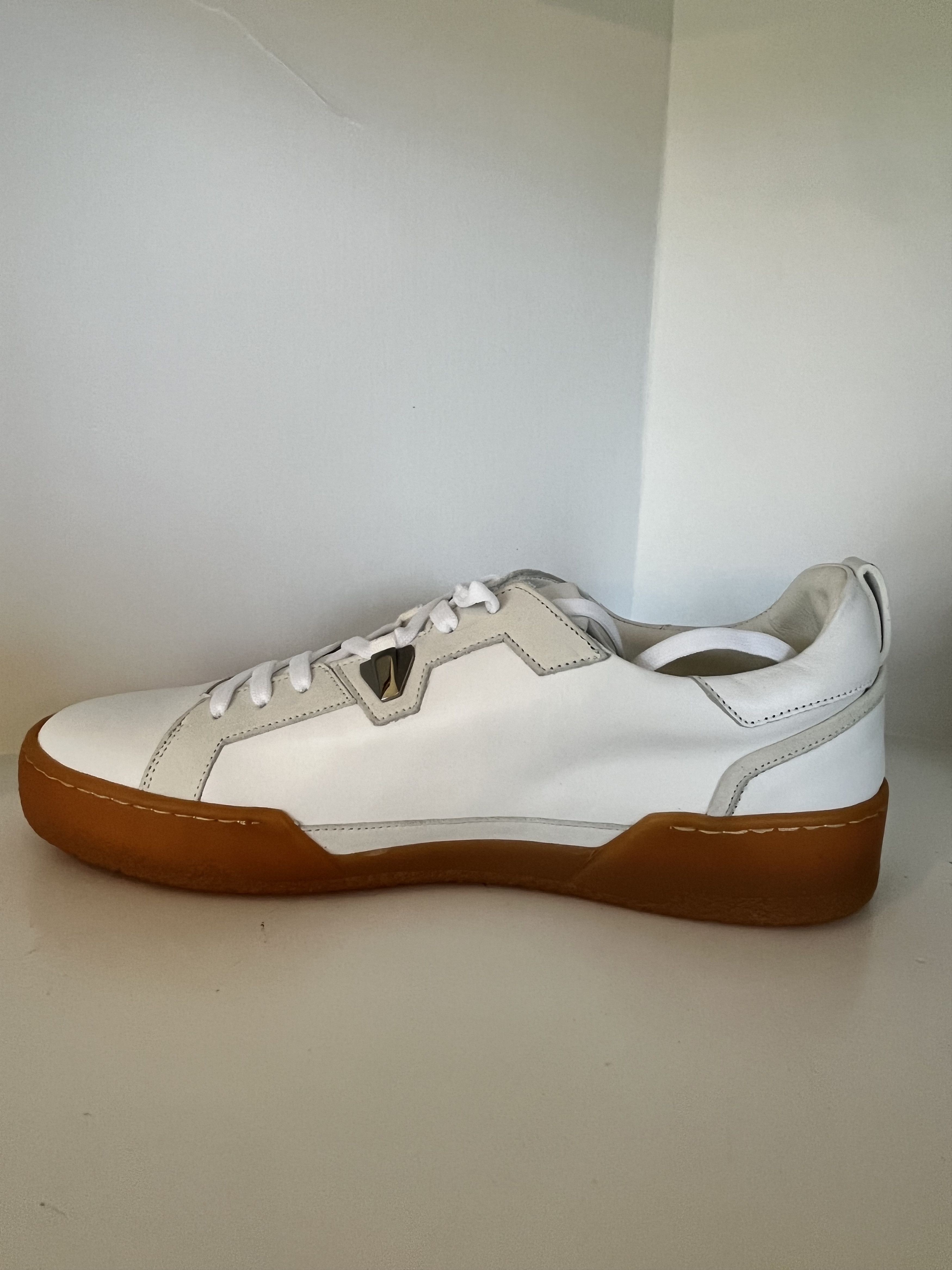 Buscemi Nubuck White Leather Sneaker Size US 9 / EU 42 - 7 Thumbnail