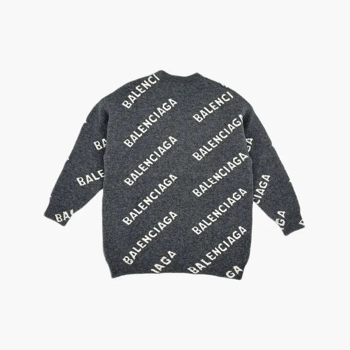 Balenciaga Balenciaga Logo Knit Sweater for Women 0079-2507 Size S / US 4 / IT 40 - 3 Thumbnail