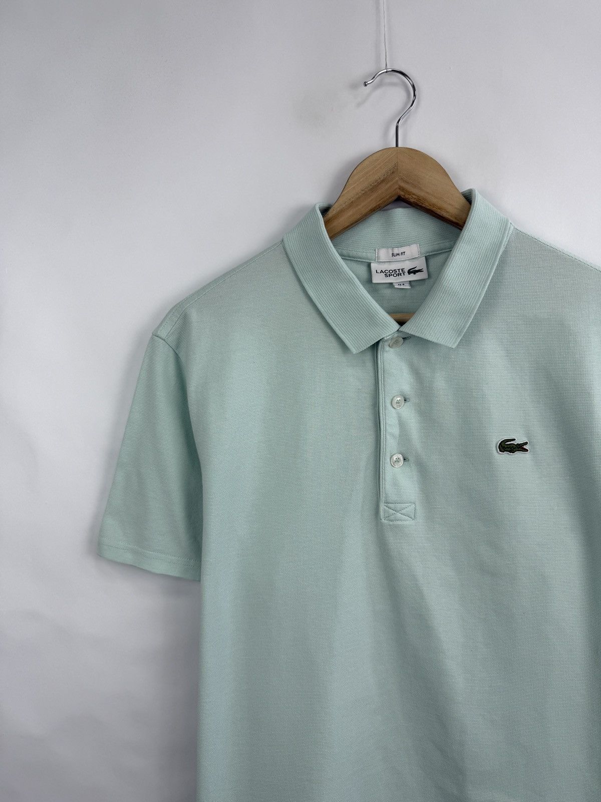 Lacoste 🇫🇷 Lacoste Sport Polo T-Shirt Slim Fit Made In France Retro Size US XL / EU 56 / 4 - 2 Thumbnail