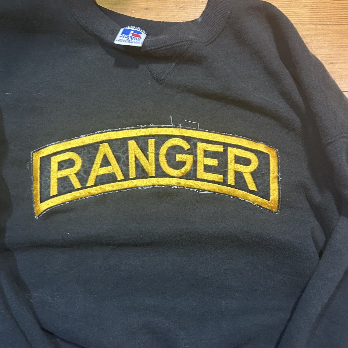 Russell Athletic × Vintage 90s Russell Athletic Ranger School Sweatshirt Size US XL / EU 56 / 4 - 3 Thumbnail