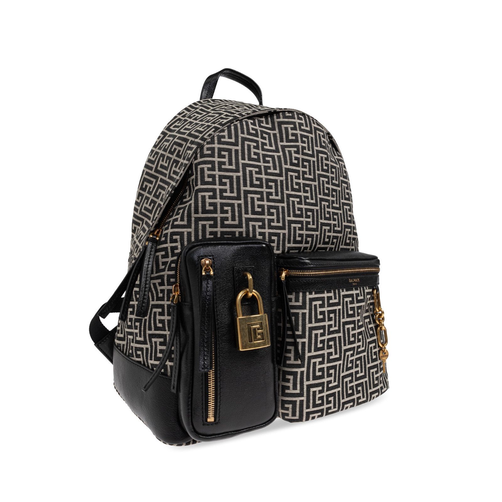 Balmain BALMAIN $2550 Black Pulse Jacquard Backpack New & Authentic Size ONE SIZE - 3 Thumbnail
