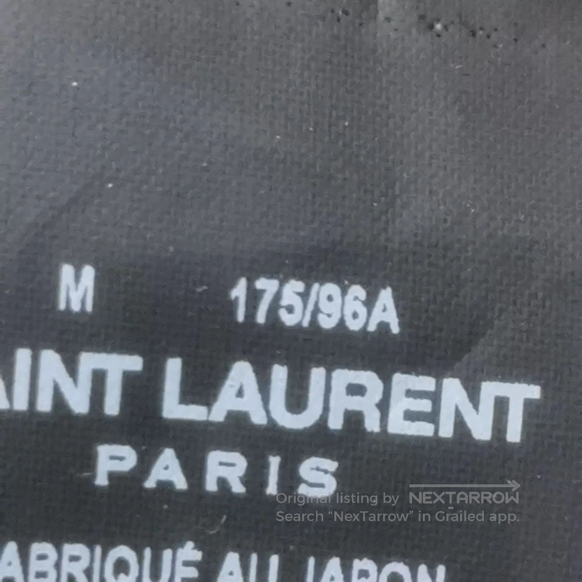 Saint Laurent Paris Saint Laurent Shark Embroidery Denim Jacket. Size US M / EU 48-50 / 2 - 5 Thumbnail