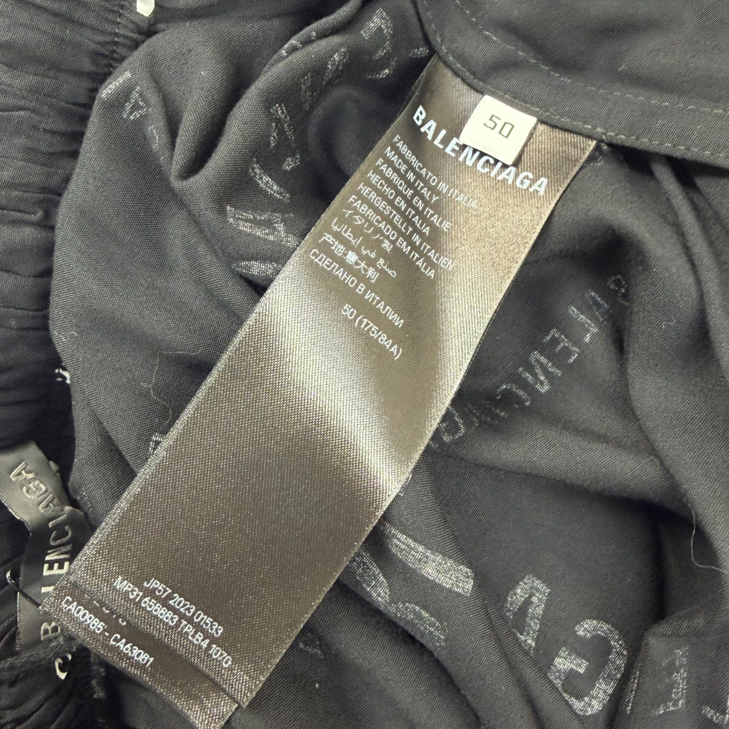 Balenciaga Balenciaga All Over Diagonal Logo Pajama Pants L Size US 38 / EU 54 - 6 Thumbnail