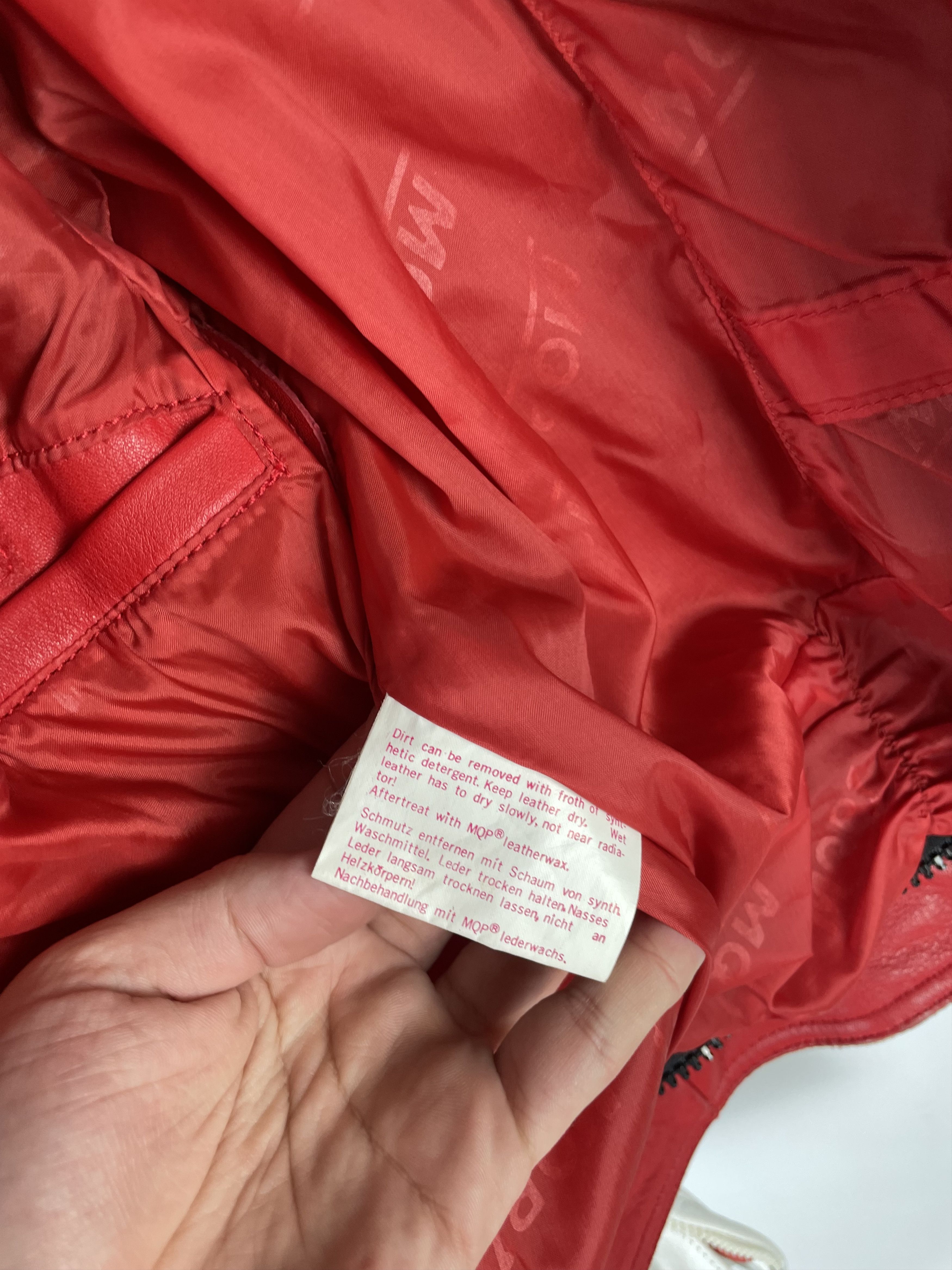 Other MQP Racing Moto Leather Jacket Vintage Size US S / EU 44-46 / 1 - 12 Thumbnail