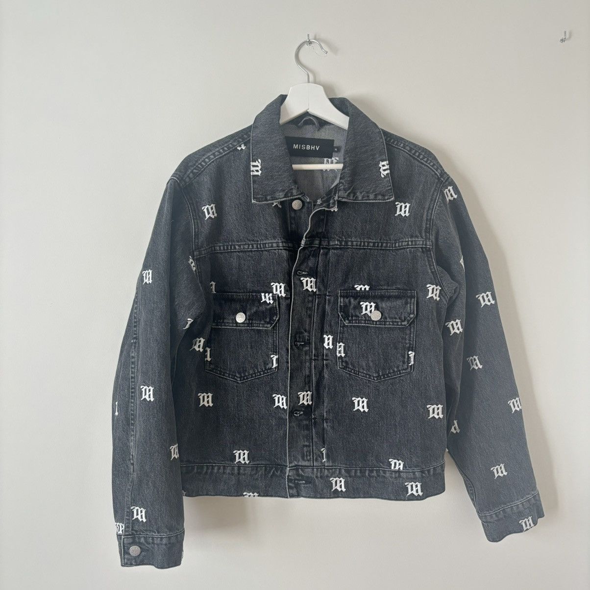ジャケット・アウター misbhv denim jacket Jacquard Denim Monogram Jacket Blue