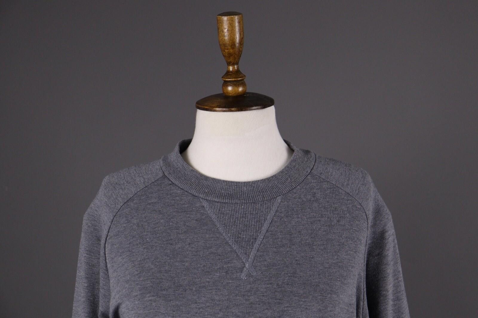Designer Kari Traa Gray Long Sleeve Cotton Sweater Size L Size L / US 10 / IT 46 - 2 Thumbnail