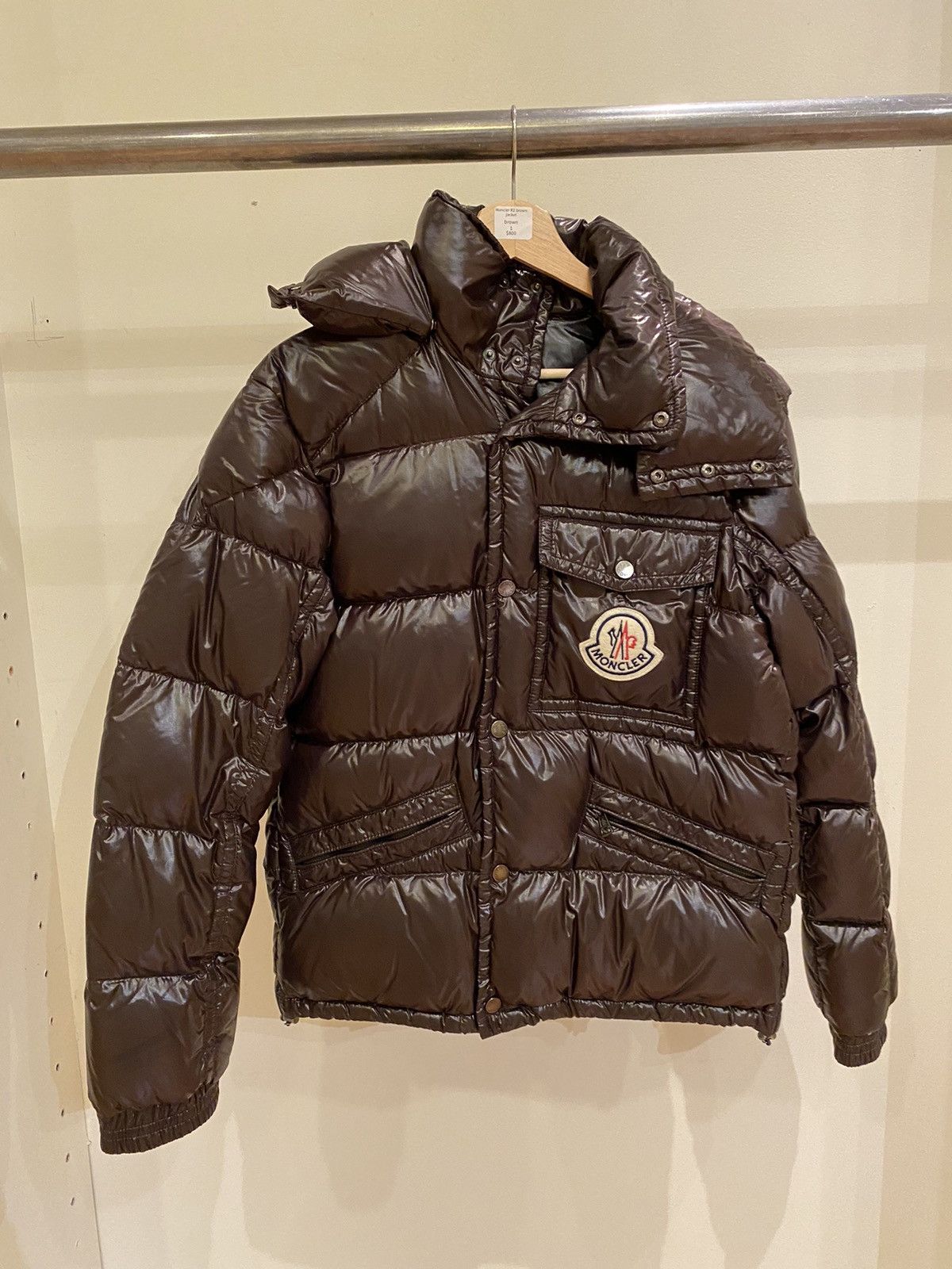 image of Moncler K2 Parka Brown, Men's (Size Small)