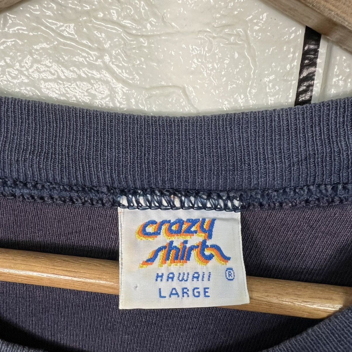 Vintage 90s CRAZYSHIRT Hawaii Dolphin Big Logo Sweatshirt #4173-C191 Size US L / EU 52-54 / 3 - 10 Thumbnail