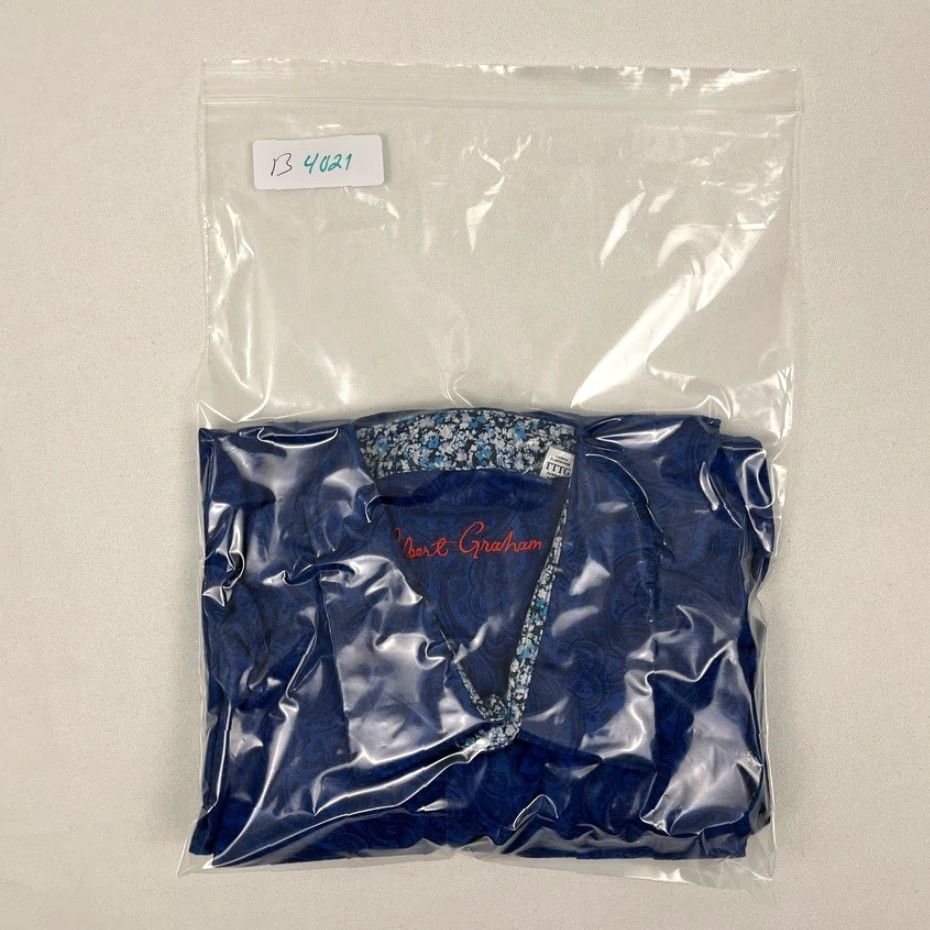 Robert Graham Robert Graham Shirt Mens 3XL Blue Paisley Button-Up Casual Preppy Retro Shirt Size US XXL / EU 58 / 5 - 7 Thumbnail