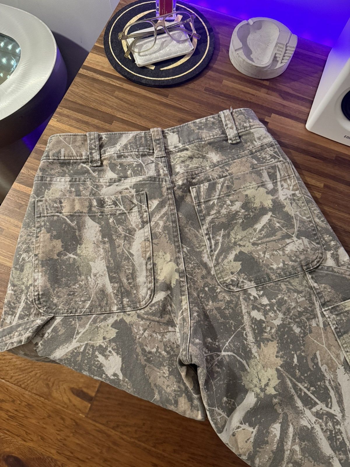Vintage A&F Camo Carpenters Pants Size US 28 / EU 44 - 4 Thumbnail
