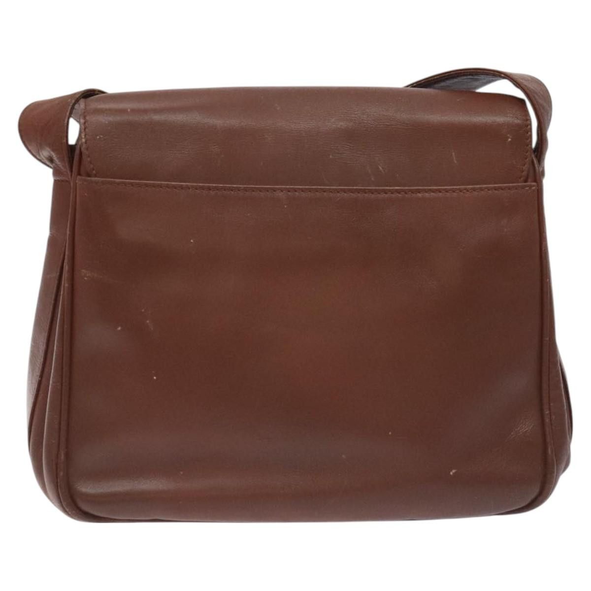 Gucci GUCCI Bamboo Shoulder Bag Leather Brown Gold 001 14 001 14 Size ONE SIZE - 3 Thumbnail