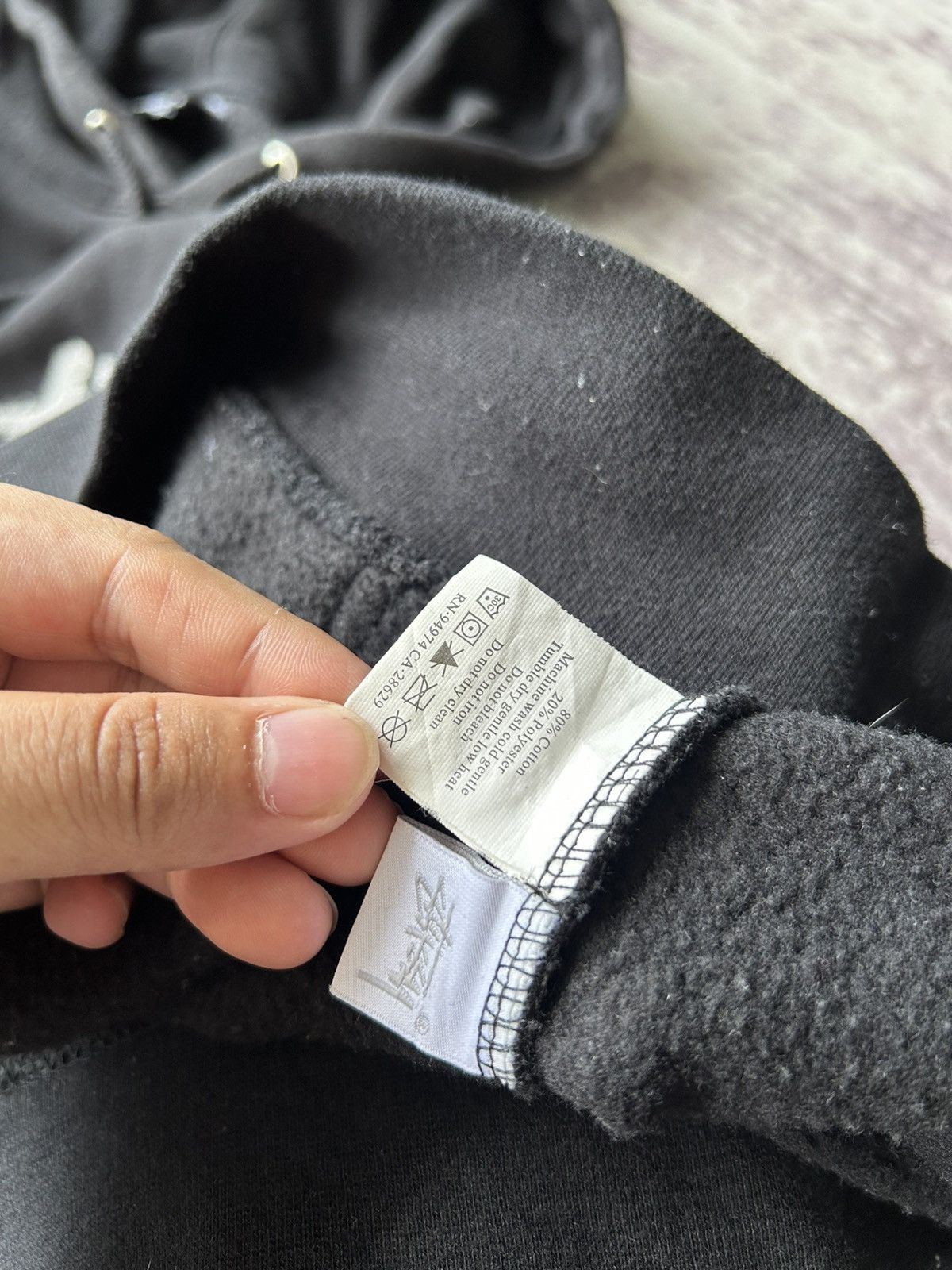 Stussy Stussy Black Embroidered Hoodie Size US S / EU 44-46 / 1 - 6 Thumbnail